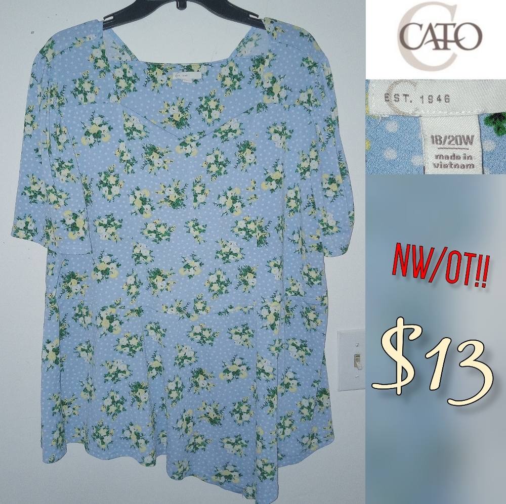 Cato Floral Blouse